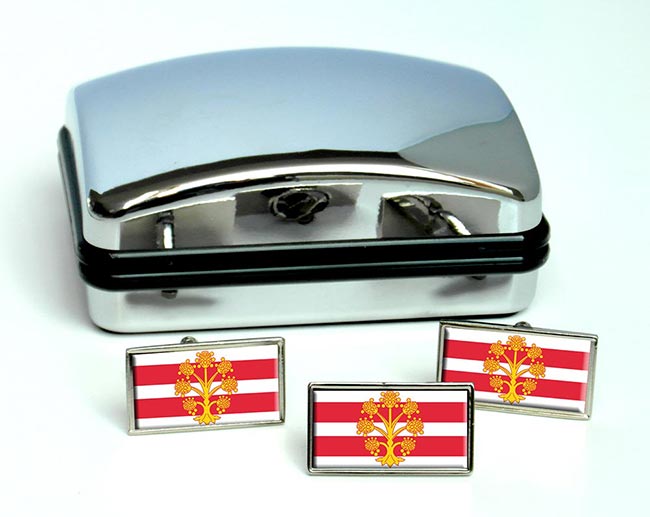 Westmorland (England) Flag Cufflink and Tie Pin Set