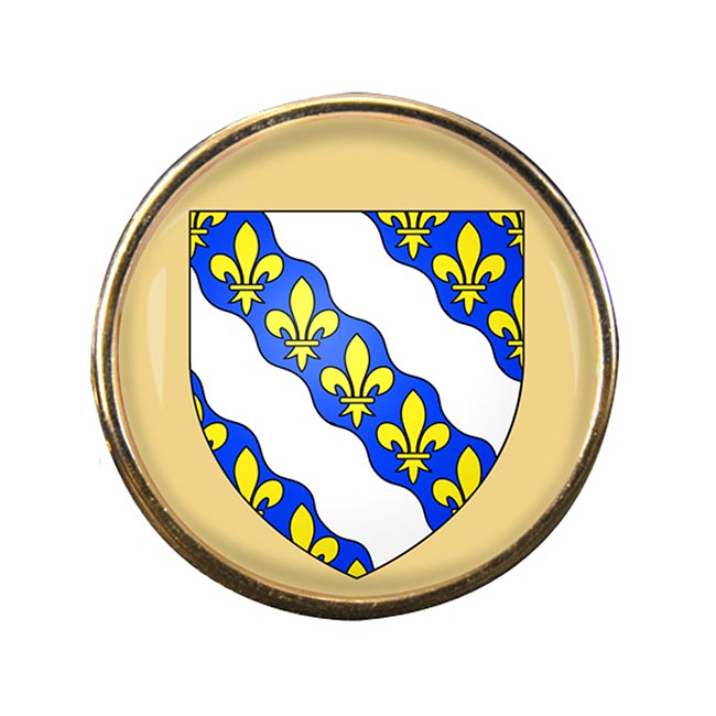 Yvelines (France) Round Pin Badge