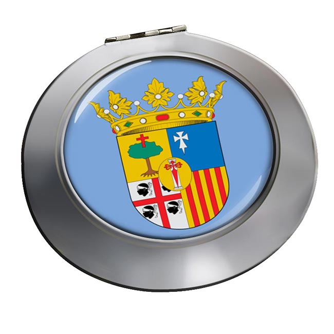 Zaragoza (Spain) Round Mirror