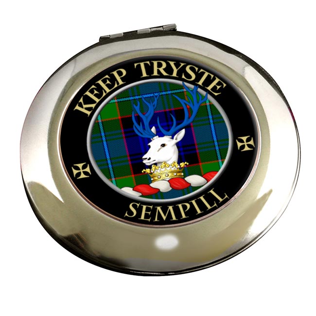 Sempill Scottish Clan Chrome Mirror