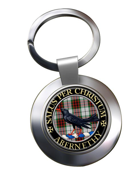 Abernethy Scottish Clan Chrome Key Ring
