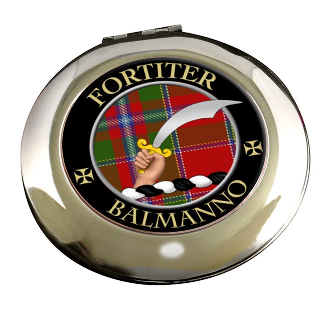 Balmanno Scottish Clan Chrome Mirror