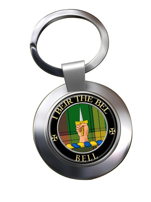 Bell of Kirkconnel Scottish Clan Chrome Key Ring
