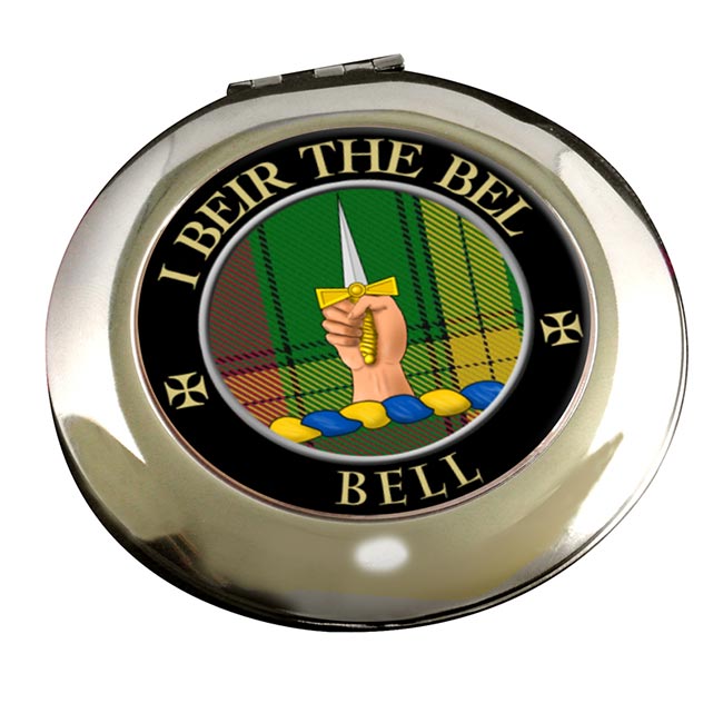 Bell of Kirkconnel Scottish Clan Chrome Mirror