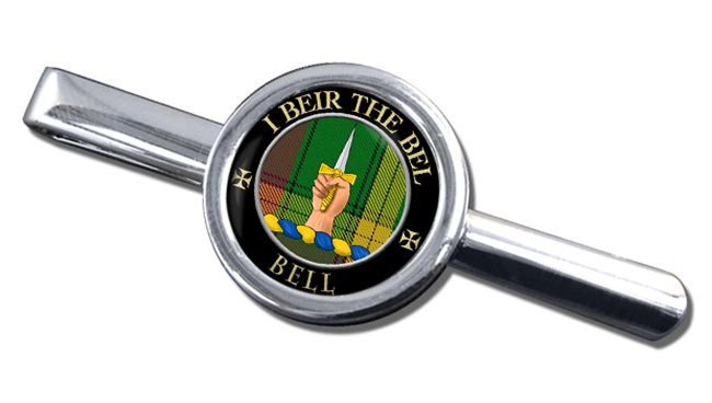 Bell of Kirkconnel Scottish Clan Round Tie Clip