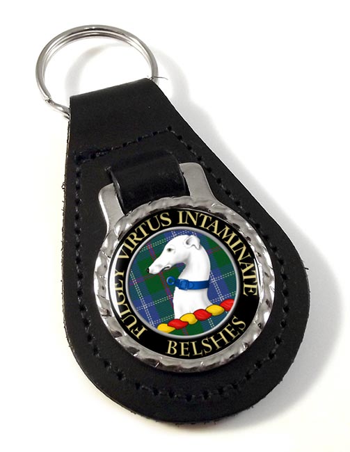 Belshes Scottish Clan Leather Key Fob