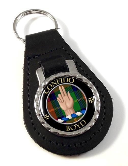 Boyd Scottish Clan Leather Key Fob
