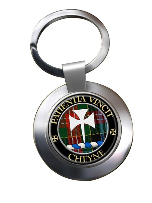 Cheyne Scottish Clan Chrome Key Ring