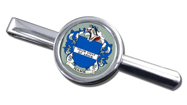 Any Name Coats of Arms Tie Clip