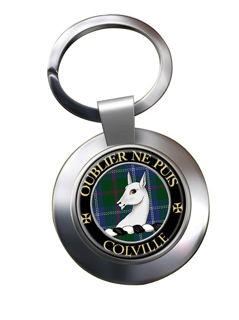 Colville Scottish Clan Chrome Key Ring