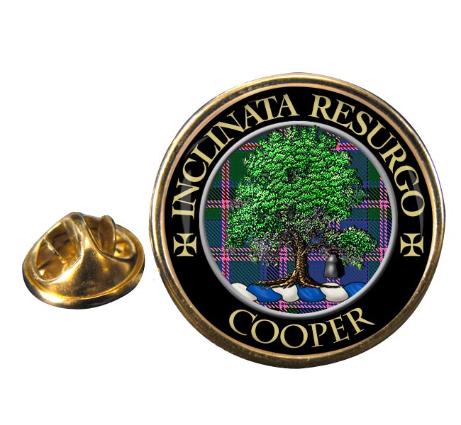 Cooper Scottish Clan Round Pin Badge