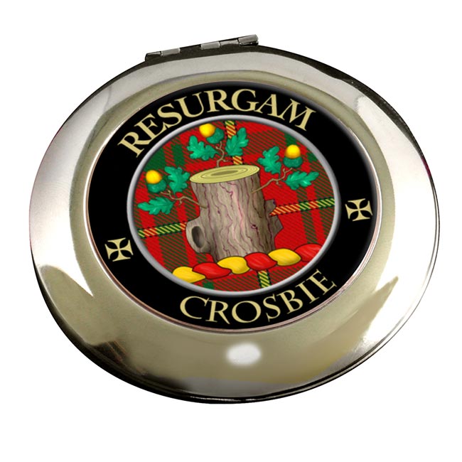 Crosbie Scottish Clan Chrome Mirror