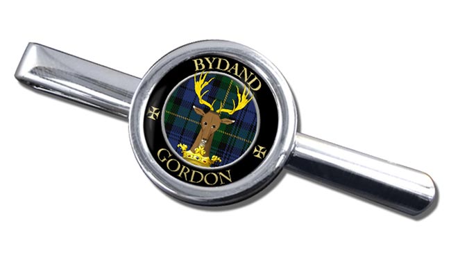 Gordon Scottish Clan Round Tie Clip