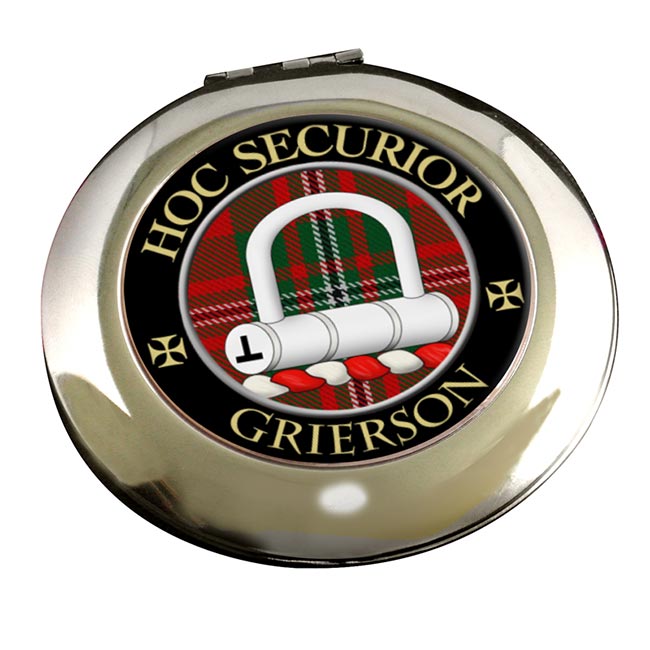 Grierson Scottish Clan Chrome Mirror