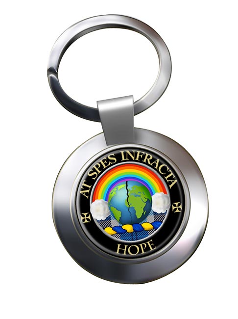 Hope Scottish Clan Chrome Key Ring