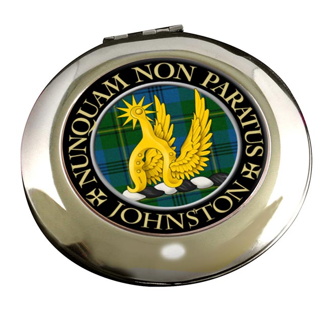 Johnston Scottish Clan Chrome Mirror