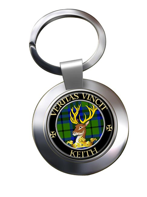 Keith Scottish Clan Chrome Key Ring