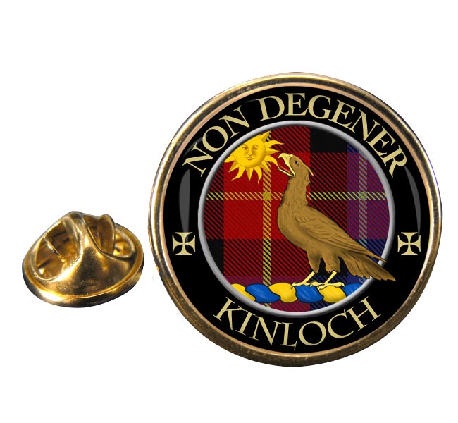 Kinloch Scottish Clan Round Pin Badge