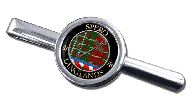 Langlands Scottish Clan Round Tie Clip