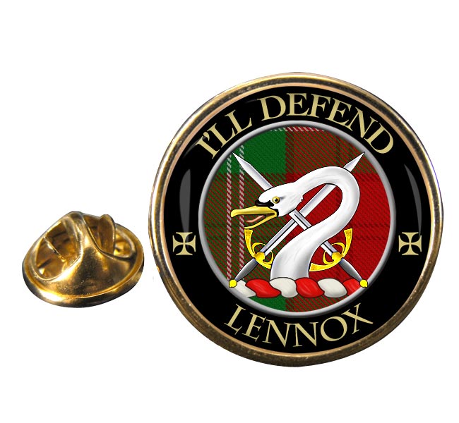 Lennox Scottish Clan Round Pin Badge