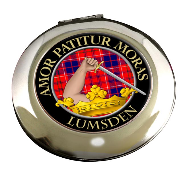 Lumsden Scottish Clan Chrome Mirror