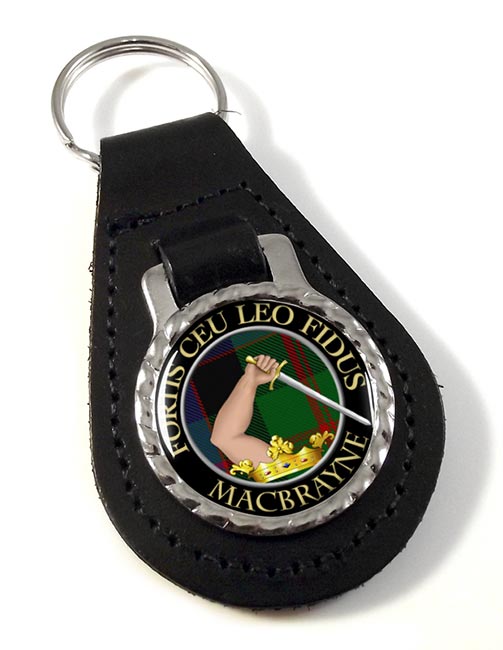 Macbrayne Scottish Clan Leather Key Fob