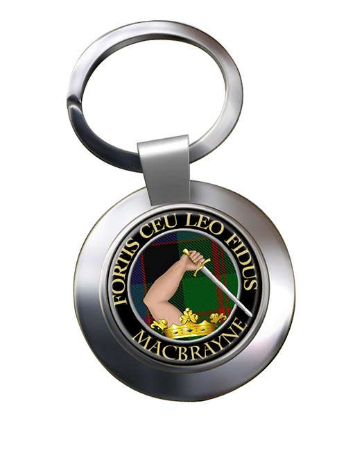 Macbrayne Scottish Clan Chrome Key Ring