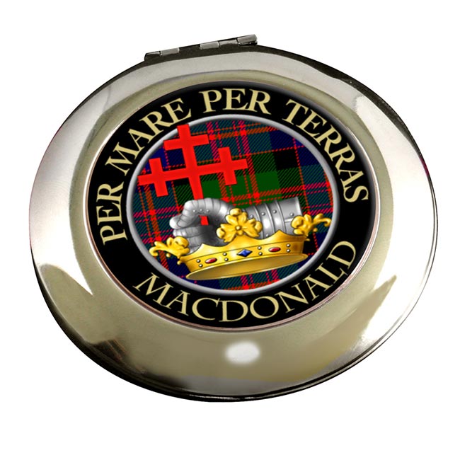 Macdonald Scottish Clan Chrome Mirror