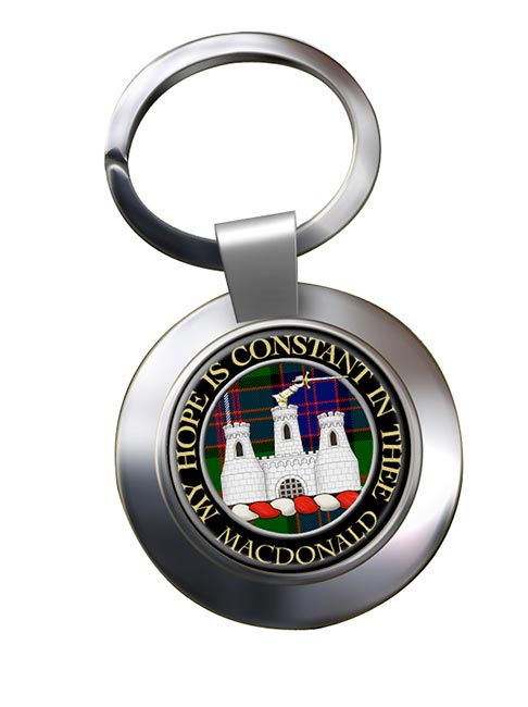Macdonald of Clanranald Scottish Clan Chrome Key Ring