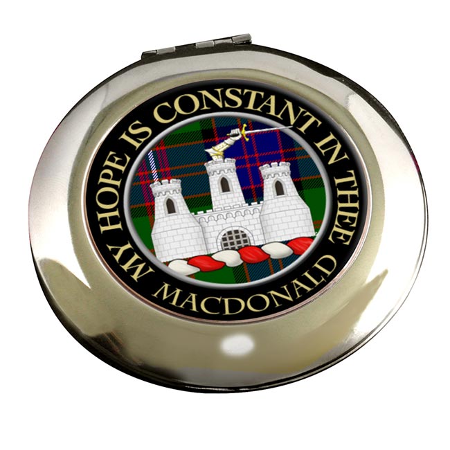 Macdonald of Clanranald Scottish Clan Chrome Mirror