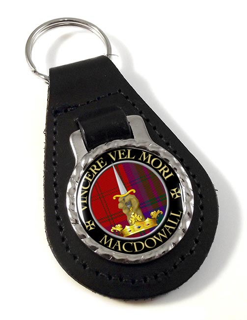 Macdowall Scottish Clan Leather Key Fob