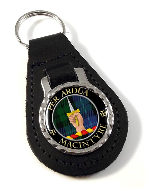 Macintyre Scottish Clan Leather Key Fob