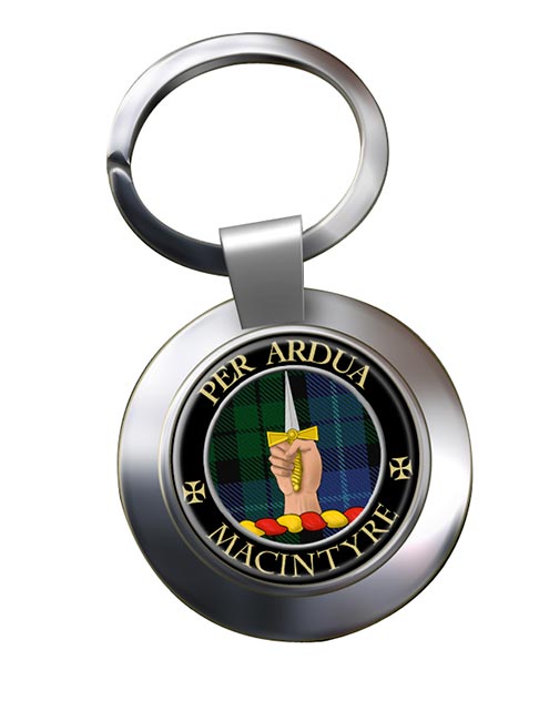 Macintyre Scottish Clan Chrome Key Ring