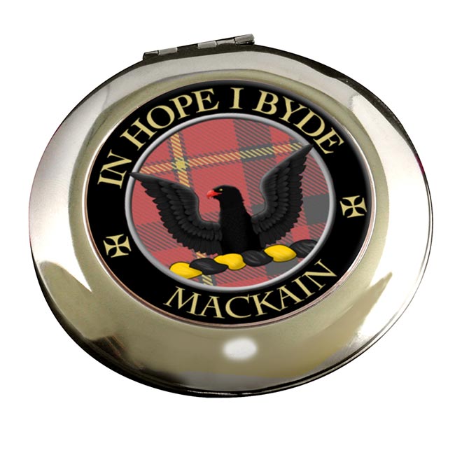 Mackain Scottish Clan Chrome Mirror
