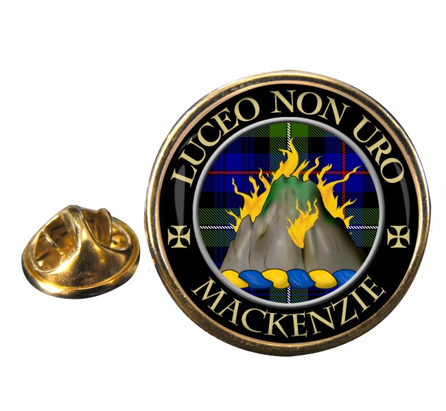 Mackenzie Scottish Clan Round Pin Badge
