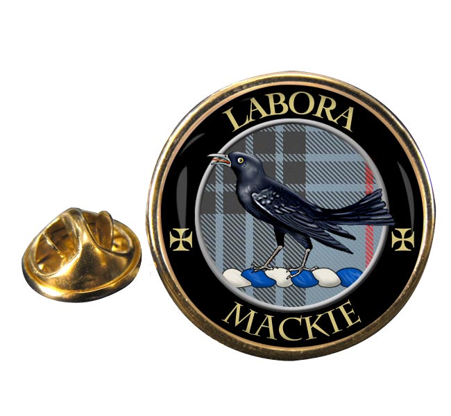 Mackie Scottish Clan Round Pin Badge