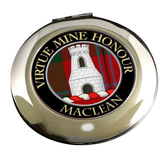 Maclean Scottish Clan Chrome Mirror