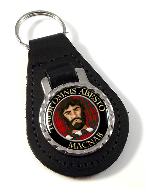 Macnab Scottish Clan Leather Key Fob