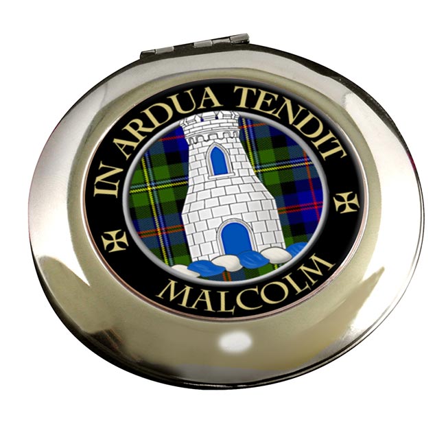 Malcolm Scottish Clan Chrome Mirror