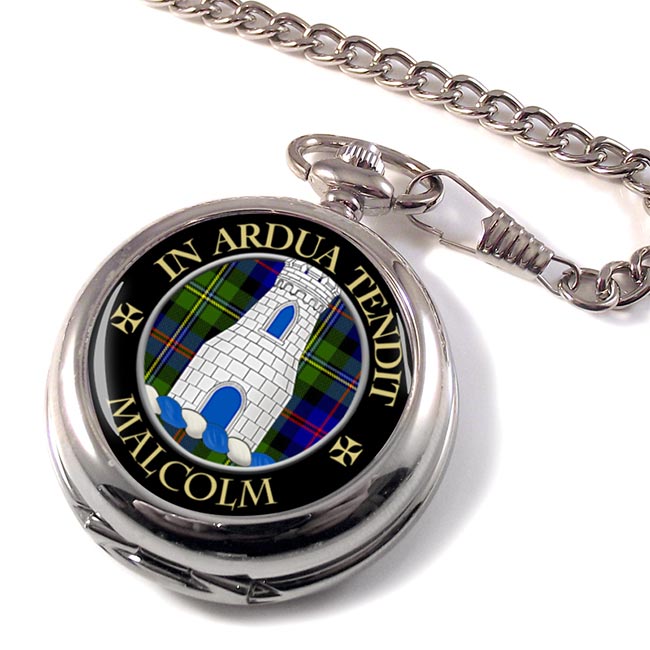Malcolm Scottish Clan Pocket Watch