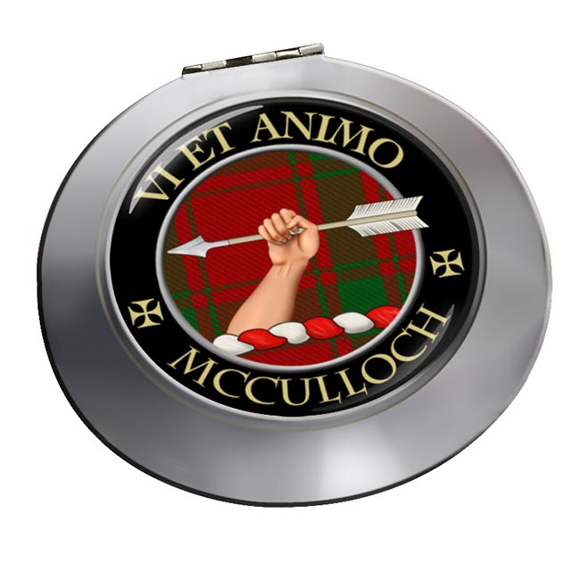 McCulloch Scottish Clan Chrome Mirror