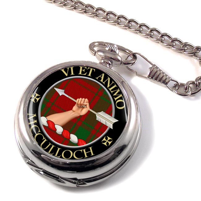 McCulloch Scottish Clan Pocket Watch