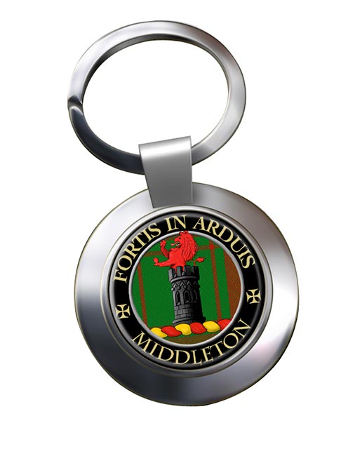 Middleton Scottish Clan Chrome Key Ring