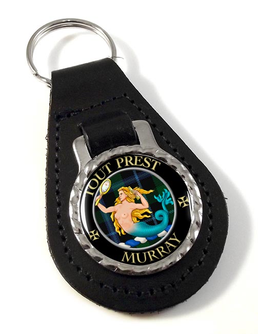 Murray (mermaid) Scottish Clan Leather Key Fob