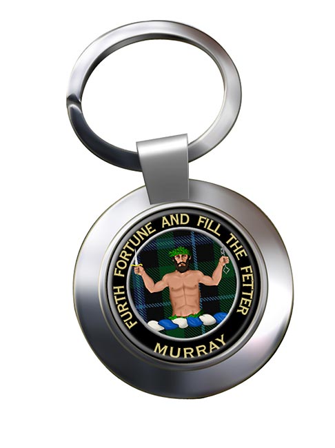 Murray (Savage) Scottish Clan Chrome Key Ring