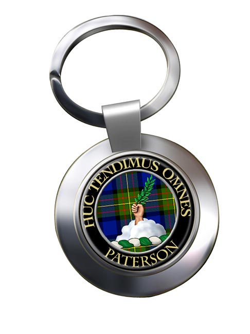 Paterson Scottish Clan Chrome Key Ring