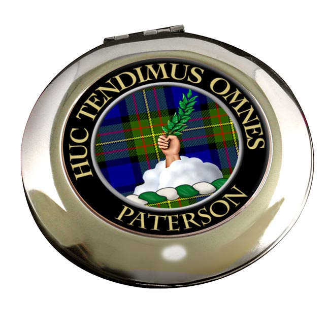 Paterson Scottish Clan Chrome Mirror