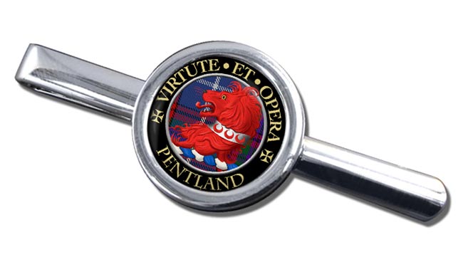 Pentland Scottish Clan Round Tie Clip
