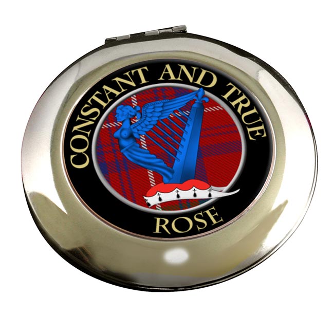 Rose Scottish Clan Chrome Mirror