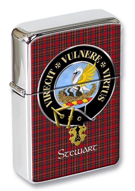 Stewart Scottish Clan Flip Top Lighter